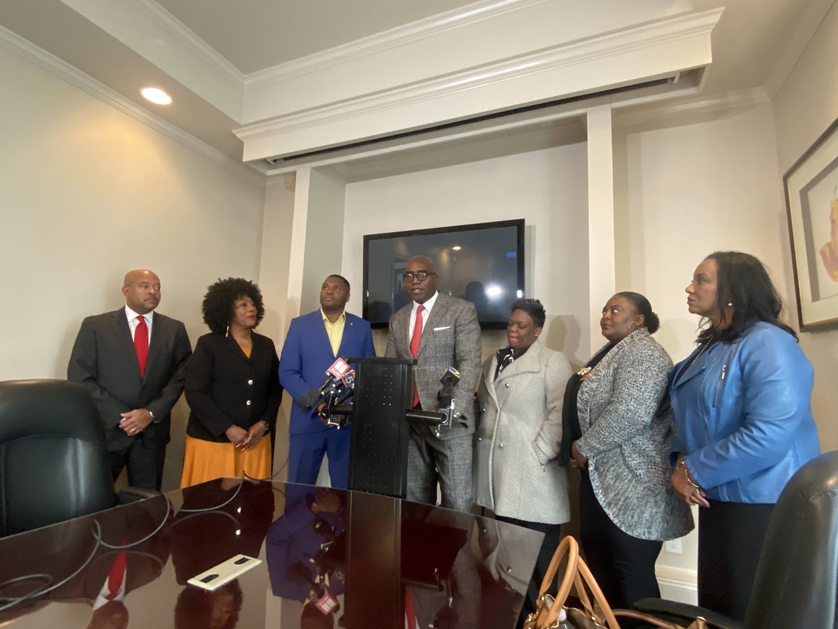 AUDIO: Akins-Wells, Antoine attorney press conference with Clayton County NAACP